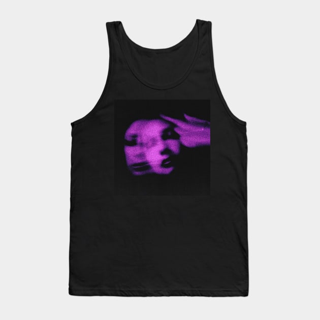 "Dissonance" Purple Self-Portrait 2021 // @filthywitch Tank Top by filthywitch